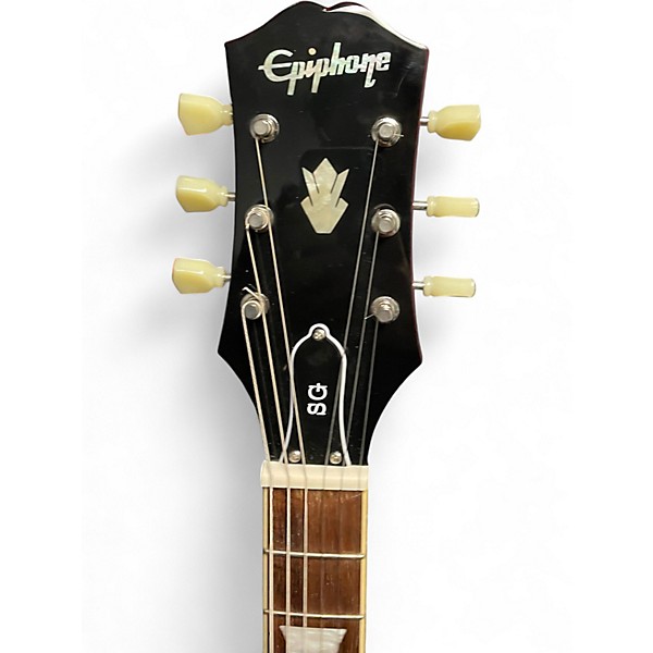 Used 2023 Epiphone SG Standard Cherry Solid Body Electric Guitar