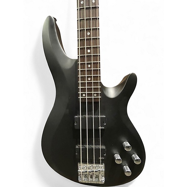 Used Schecter Guitar Research C4 4 String Black Electric Bass Guitar