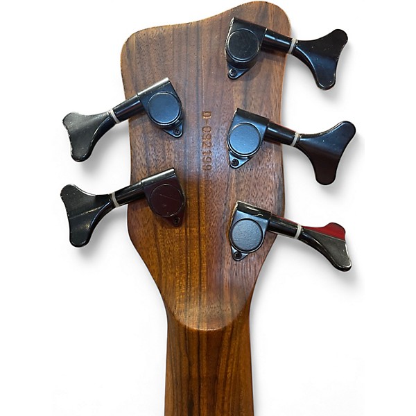 Used Warwick Thumb 5 String Bolt-On Walnut Electric Bass Guitar