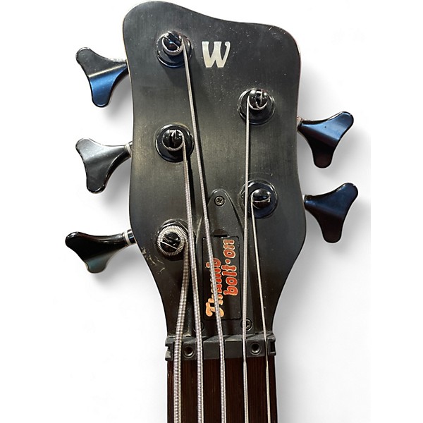 Used Warwick Thumb 5 String Bolt-On Walnut Electric Bass Guitar