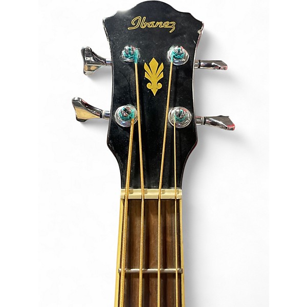Used Ibanez AEB5E Natural Acoustic Bass Guitar