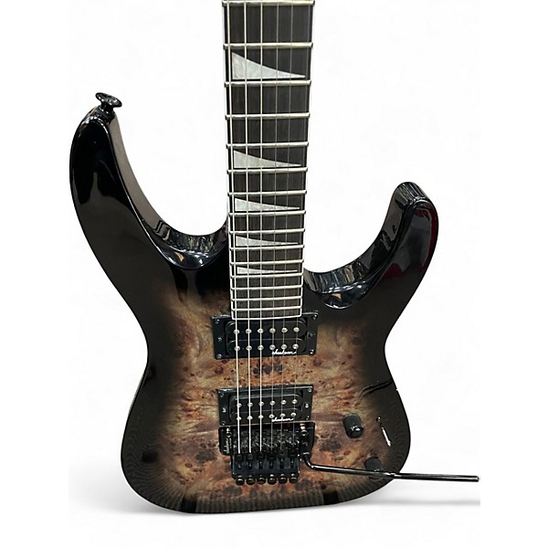 Used Jackson JS32 Dinky Trans Black Burst Poplar Solid Body Electric Guitar