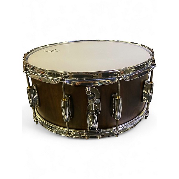 Used Gretsch Drums 6.5in Stave Walnut Snare Drum Walnut Drum