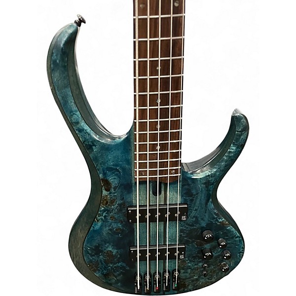 Used Ibanez BTB945 Cosmic Blue Low Gloss Electric Bass Guitar