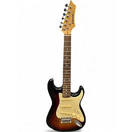 Used 2020 Johnson Double Cut 2 Tone Sunburst Solid Body Electric Guitar