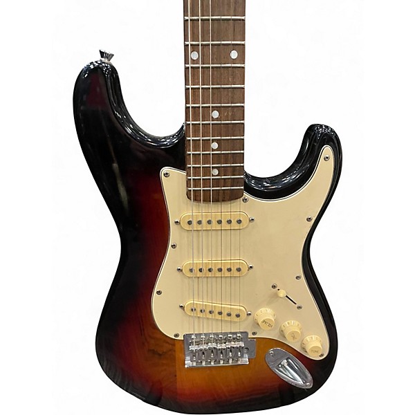 Used 2020 Johnson Double Cut 2 Tone Sunburst Solid Body Electric Guitar
