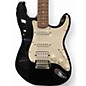 Used 2020 Fender Stratacoustic Black and White Acoustic Electric Guitar