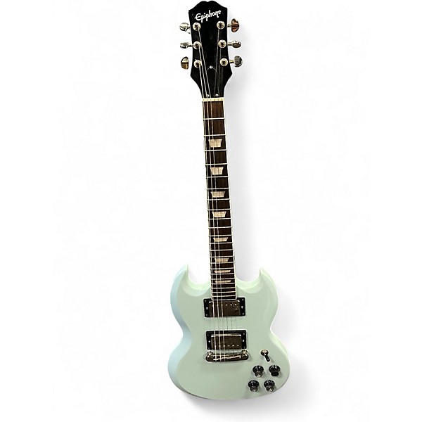 Used Epiphone SG Blue Solid Body Electric Guitar