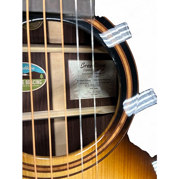 Used Breedlove Performer Pro Concertina T E Tobacco Burst Acoustic Guitar