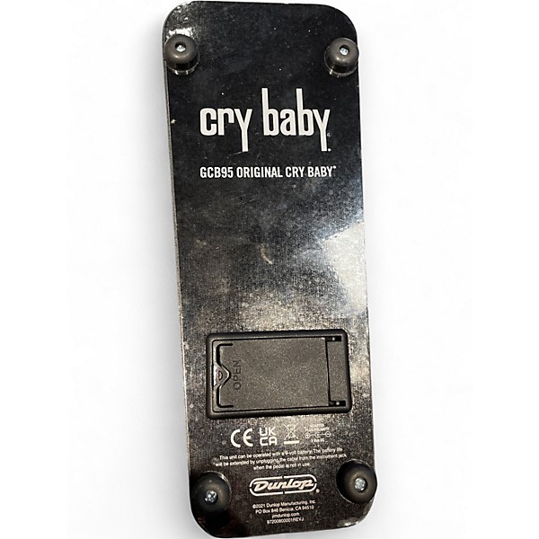 Used Dunlop GCB95 Original Crybaby Wah Effect Pedal