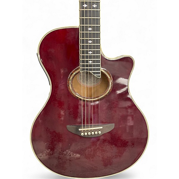 Used Yamaha apx10 red Acoustic Electric Guitar