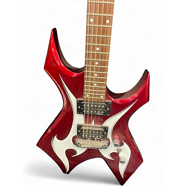 Used B.C. Rich Warlock Candy Apple Red Solid Body Electric Guitar