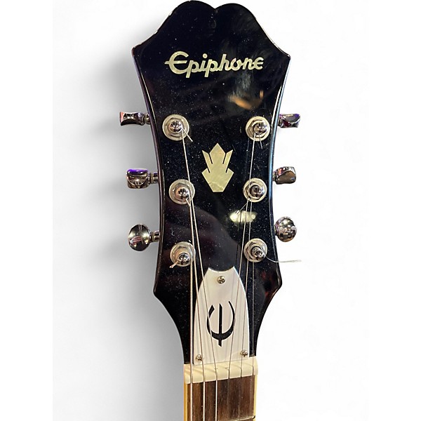 Used 2023 Epiphone Noel Gallagher Riviera Burgundy Hollow Body Electric Guitar