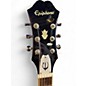 Used 2023 Epiphone Noel Gallagher Riviera Burgundy Hollow Body Electric Guitar