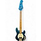 Used Ernie Ball Music Man OLP STINGRAY Blue Sapphire Electric Bass Guitar thumbnail