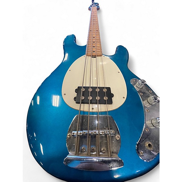 Used Ernie Ball Music Man OLP STINGRAY Blue Sapphire Electric Bass Guitar