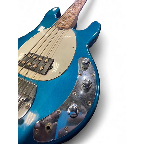 Used Ernie Ball Music Man OLP STINGRAY Blue Sapphire Electric Bass Guitar