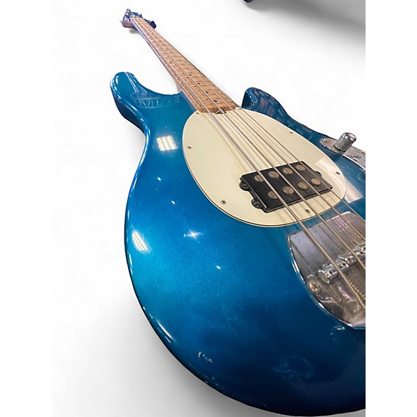 Used Ernie Ball Music Man OLP STINGRAY Blue Sapphire Electric Bass Guitar