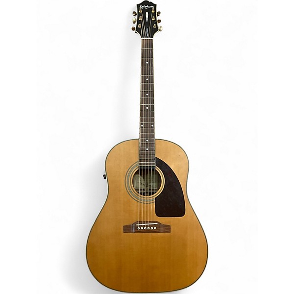 Used Epiphone Masterbuilt AJ-500RE Natural Acoustic Electric Guitar