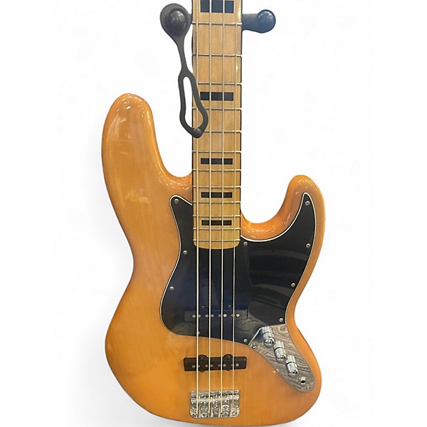 Used Squier Vintage Modified Jazz Bass Natural Electric Bass Guitar
