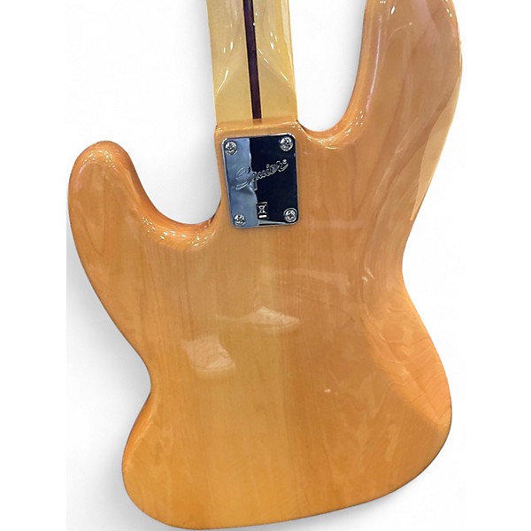 Used Squier Vintage Modified Jazz Bass Natural Electric Bass Guitar