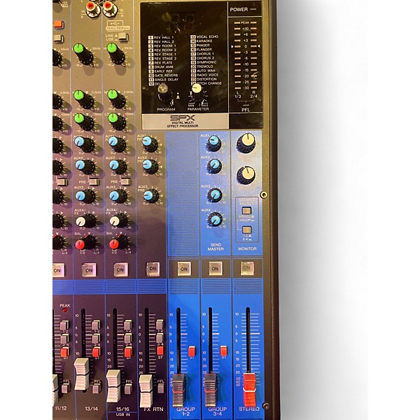 Used Yamaha MG16XU Unpowered Mixer