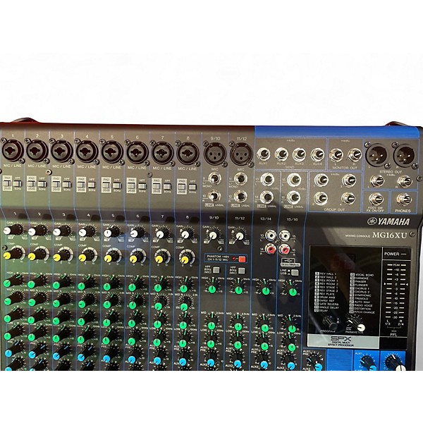 Used Yamaha MG16XU Unpowered Mixer