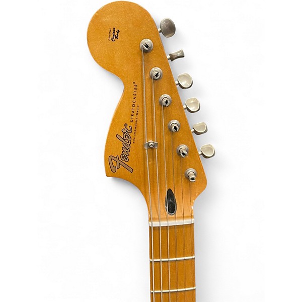 Used Fender Jimi Hendrix Stratocaster Olympic White Solid Body Electric Guitar