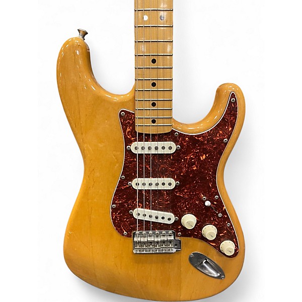 Used Fender Japanese Stratocaster Natural Solid Body Electric Guitar