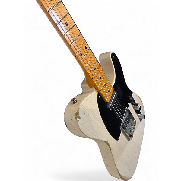Used Fender 50S RELIC TELECASTER CUSTOM SHOP Antique White Solid Body Electric Guitar