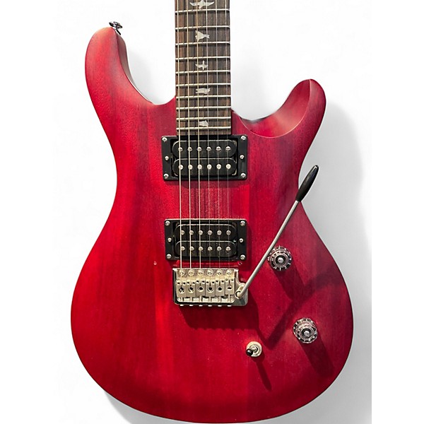 Used PRS se CE24 Cherry Solid Body Electric Guitar