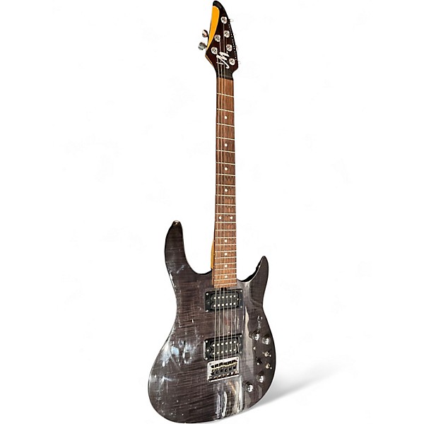 Used 2000s Brian Moore Guitars iM Trans Black Solid Body Electric Guitar