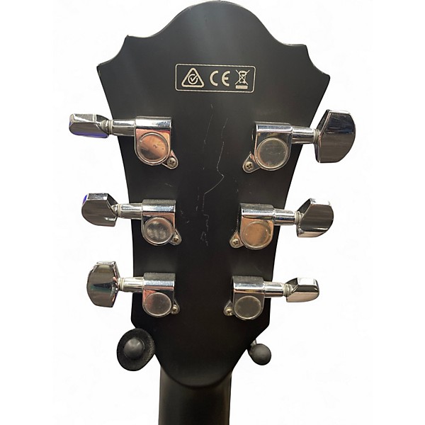 Used Ibanez AS53 Trans Black Hollow Body Electric Guitar