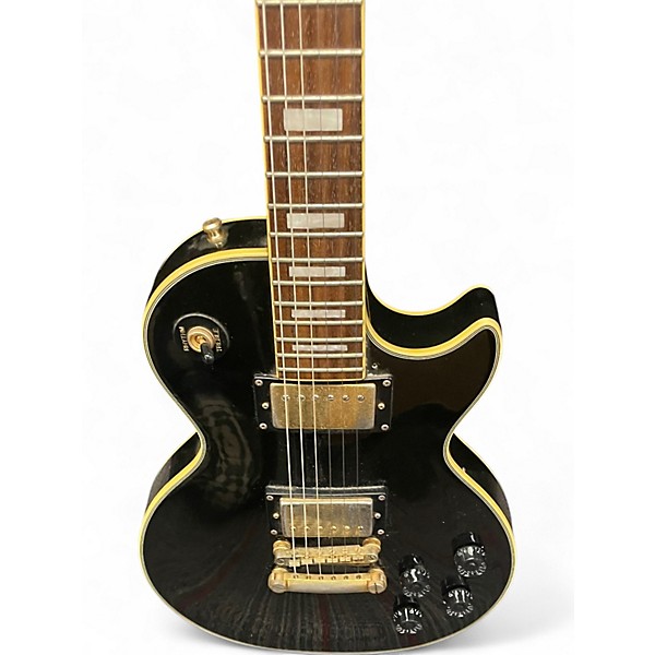 Used Epiphone Les Paul Custom Ebony Solid Body Electric Guitar