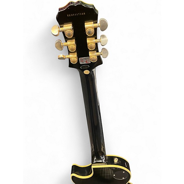 Used Epiphone Les Paul Custom Ebony Solid Body Electric Guitar