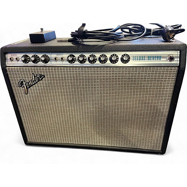 Vintage 1976 Fender 1976 Deluxe Reverb Tube Guitar Combo Amp