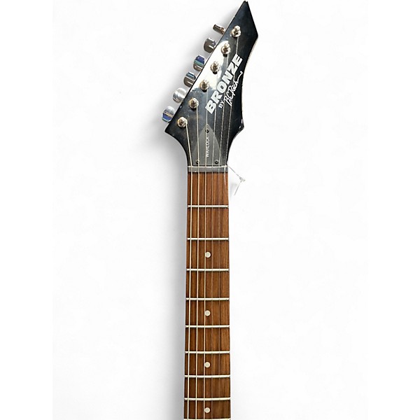 Used B.C. Rich Bronze Series Warlock Black Solid Body Electric Guitar