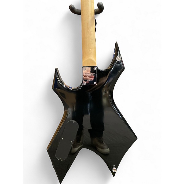 Used B.C. Rich Bronze Series Warlock Black Solid Body Electric Guitar