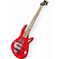 Used 2000s Dean Edge Q6 Crimson Red Trans Electric Bass Guitar