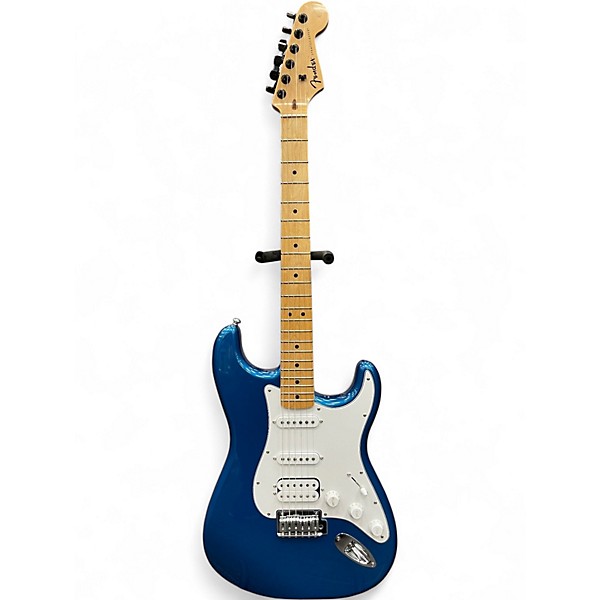 Used Fender Standard Stratocaster HSS Aqua Marine Metallic Solid Body Electric Guitar