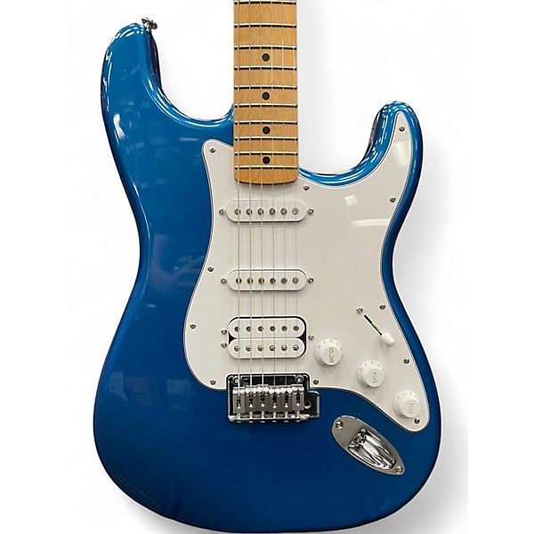Used Fender Standard Stratocaster HSS Aqua Marine Metallic Solid Body Electric Guitar