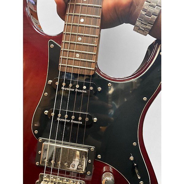 Used Yamaha Pacifica Burgundy Solid Body Electric Guitar