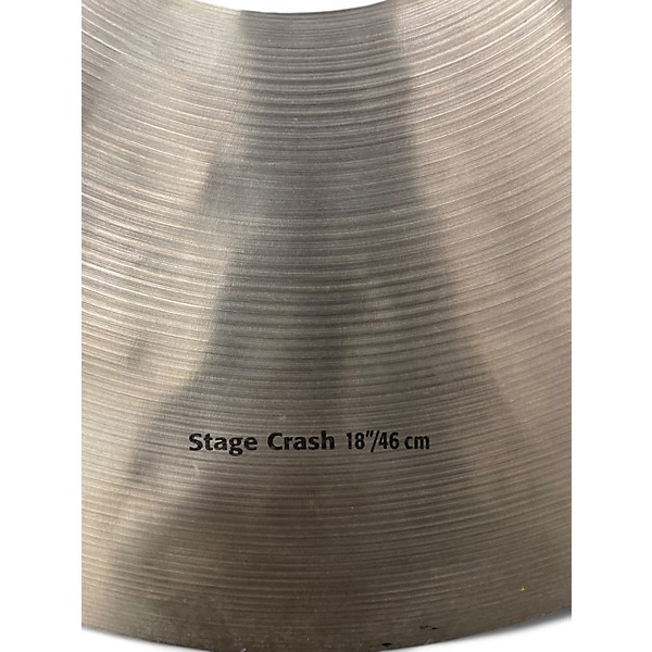 Used SABIAN 18in HHX Stage Crash Brilliant Cymbal