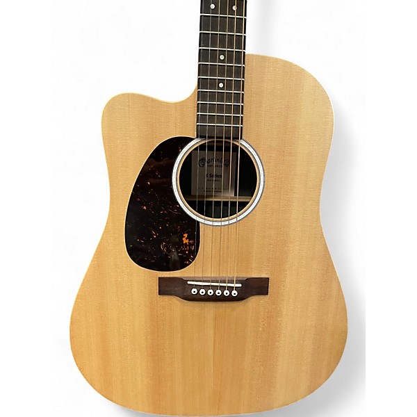 Used Martin DCX2 LH Natural Acoustic Electric Guitar