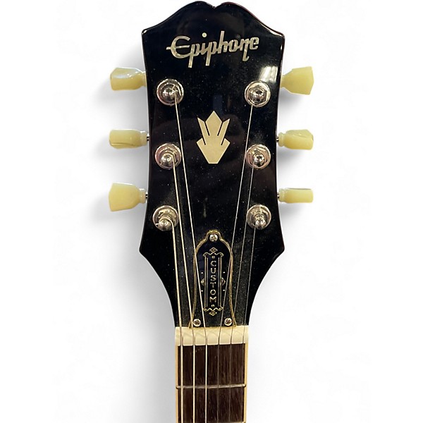 Used Epiphone FIGURED ES335 IG RASPBERRY TEA BURST Hollow Body Electric Guitar