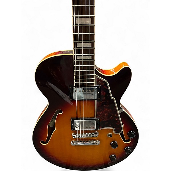Used D'Angelico Premier SS Kurt Rosenwinkel Signature Sunburst Hollow Body Electric Guitar