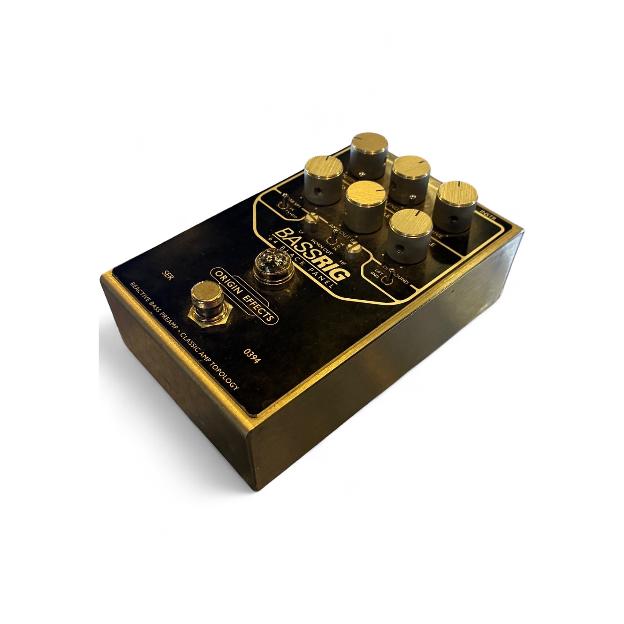 Used Origin Effects BASSRIG 64 BLACK PANEL Bass Effect Pedal