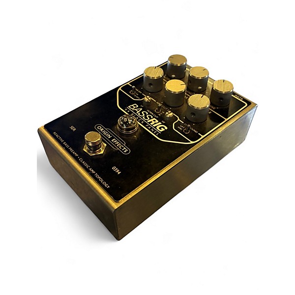 Used Origin Effects BASSRIG 64 BLACK PANEL Bass Effect Pedal