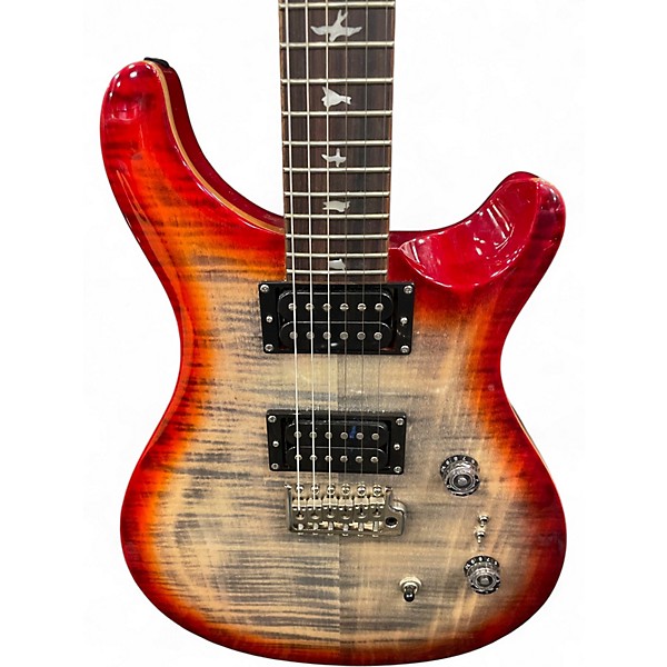 Used PRS SE Custom 24 CHARCOAL CHERRY BURST Solid Body Electric Guitar