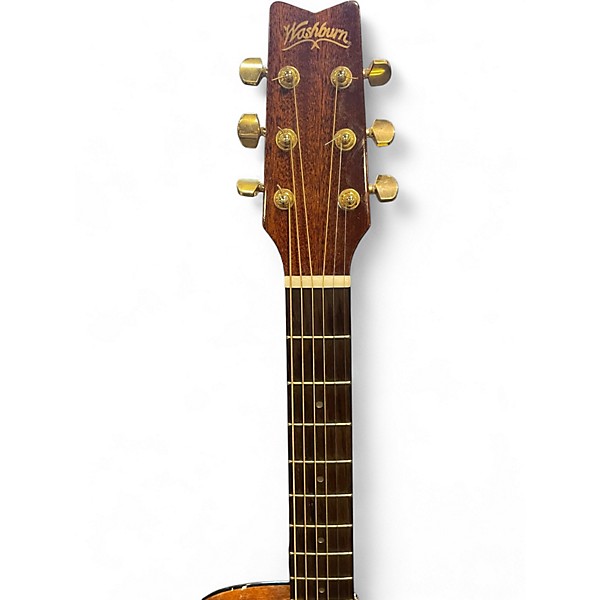 Used Washburn D100CE Natural Acoustic Electric Guitar